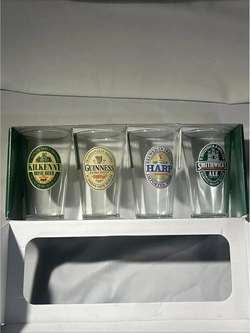 Luminarc 16 oz. Beer Glasses Irish Pub Collection Set of 4